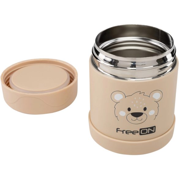 FreeON thermo ételtároló termosz 350 ml- Beige maci