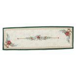 Bells csengős ünnepi asztali futó (gobelin) – 37×100 cm (arany lurex)