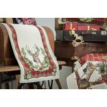 Harmony szarvasos asztali futó, 44 x 140 cm, lurex nélkül