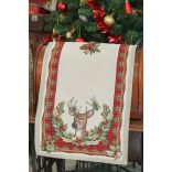 Harmony szarvasos asztali futó, 44 x 140 cm, lurex nélkül