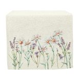 Levendulás, margarétás  gobelin asztali futó - 37x100 cm