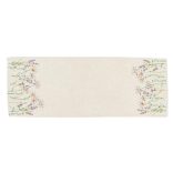 Levendulás, margarétás  gobelin asztali futó - 37x100 cm