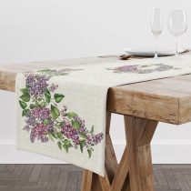 Orgona mintás gobelin asztali futó, – 37×100 cm