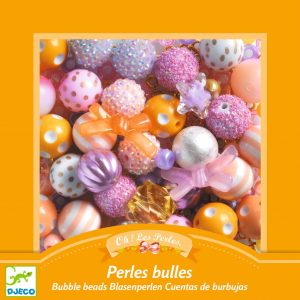 Ékszerkészítő készlet - Buborék gyöngyök, arany - Bubble beads, Gold