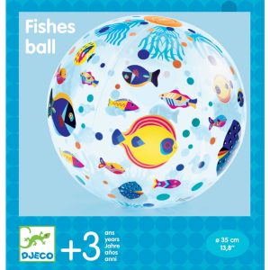 Felfújható labda, ∅ 35 cm - Halacskák - Fishes ball