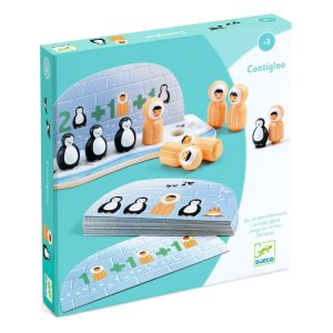 Számolási készség fejlesztő játék - Iglu előtt - Contigloo