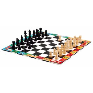 Társasjáték klasszikus - Sakk, Kínai sakk és Dáma - Chess+Checkers