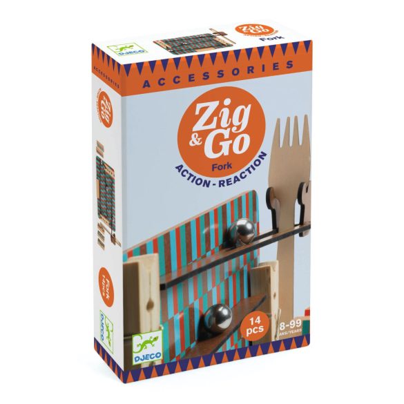 Építőjáték - Villa, 14 db-os - Zig and Go - Fork