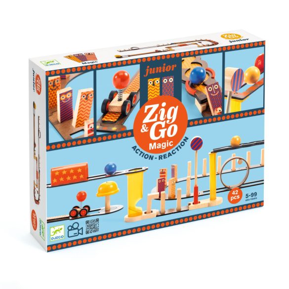 Építőjáték - Varázslatos, 43 db-os - Zig and Go Junior - Magic