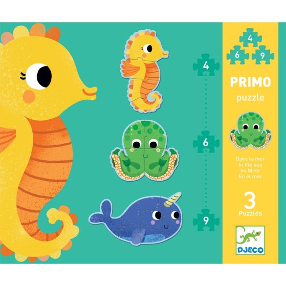 Primo puzzle - A tengerben, 4-6-9 db-os - In the sea