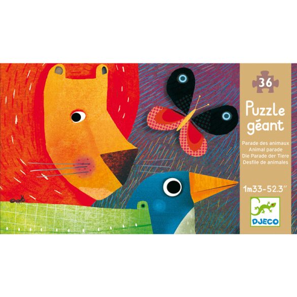 Óriás puzzle - Állati parádé, 36 db-os - Animal Parade