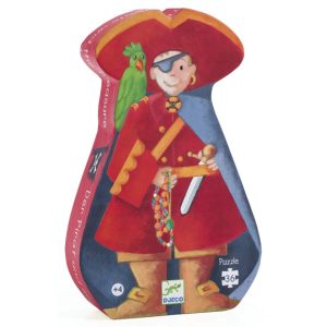 Formadobozos puzzle - Kalózok kincse, 36 db-os - The pirate and his treasure