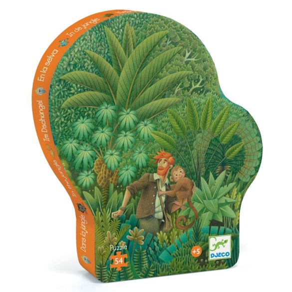 Formadobozos puzzle - Dzsungel puzzle, 54 db-os - In the Jungle