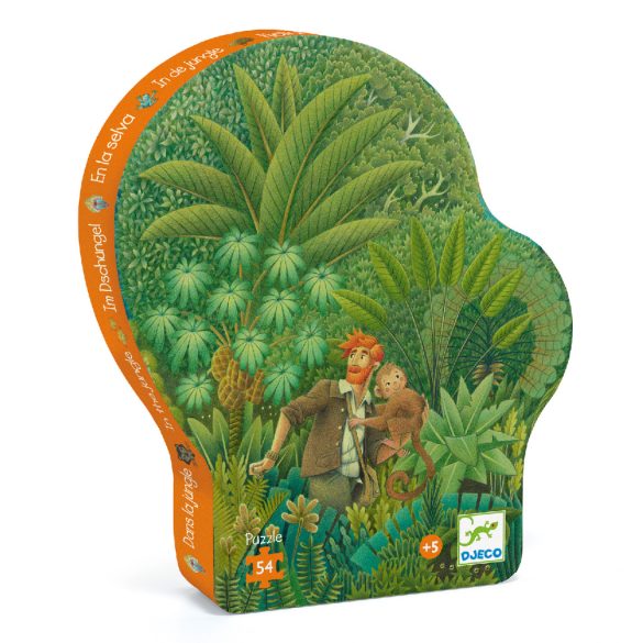 Formadobozos puzzle - Dzsungel puzzle, 54 db-os - In the Jungle