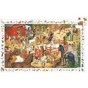 Megfigyeltető puzzle - Lovaglás, 200 db-os - Horse riding