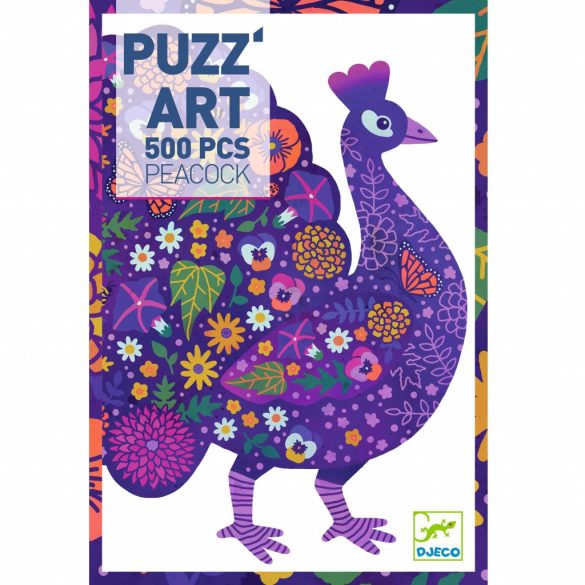 Művész puzzle - Páva, 500 db-os - Peacock