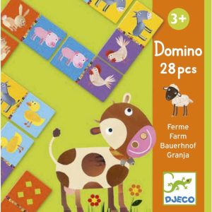 Domino játék - Tanya, 28 db-os - Farm