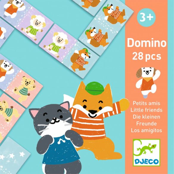 Dominó játék - Kis barátok - Domino Little friends