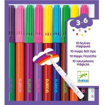   Filctoll készlet - Mágikus filctollak, 9 szín és 1 színváltó - 10 magic felt-tips