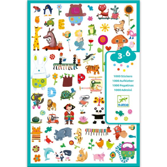 Matricák - 1000 matrica - 1000 stickers for little ones