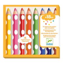   Színesceruza készlet piciknek - 8 szín - 8 colouring pencils for little ones