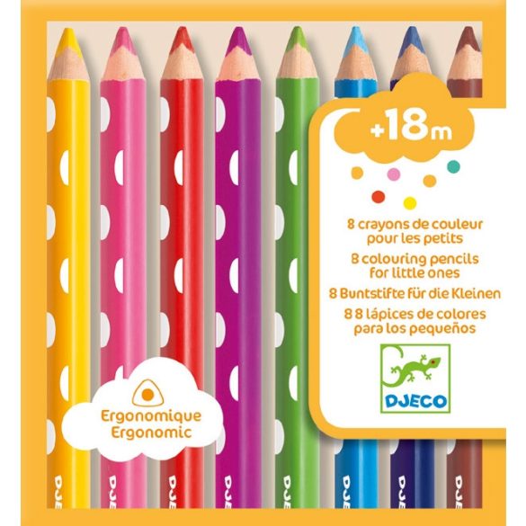 Színesceruza készlet piciknek - 8 szín - 8 colouring pencils for little ones