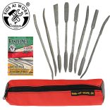 Faráspoly készlet, 8 részes, szövet tokban