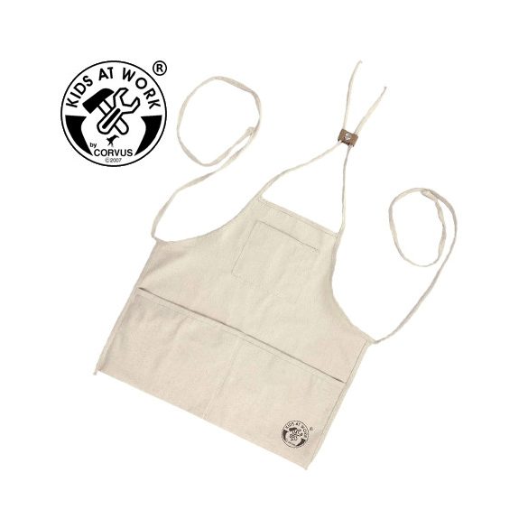 Egyszerű pamut munkakötény