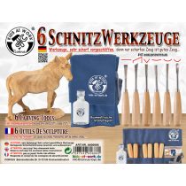 Fafaragó vésőkészlet, 6 részes, új