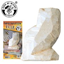 Kőszobrászat - Szappankő bagoly készítés