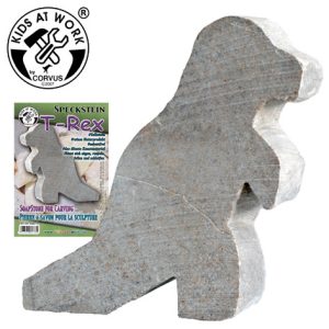 Kőszobrászat - Szappankő t-rex készítés