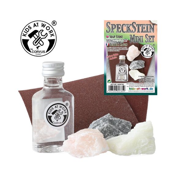 Kőszobrászat - Szappankő mini szett