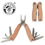 Sokfunkciós kéziszerszám nemesfa markolattal
