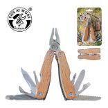 Sokfunkciós kéziszerszám nemesfa markolattal