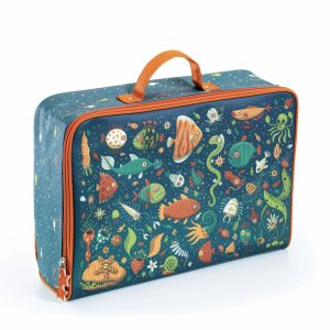 Kis textil bőrönd - Vicces halak - Fishes suitcase