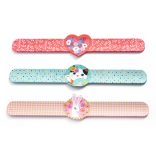 Rácsapós karkötő - Szív, Macsek, Nyúl - Slap bracelets heart,rabbit,cat