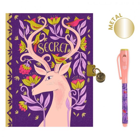 Titkos napló varázstollal - Melissa Secret Notebook - magic marker