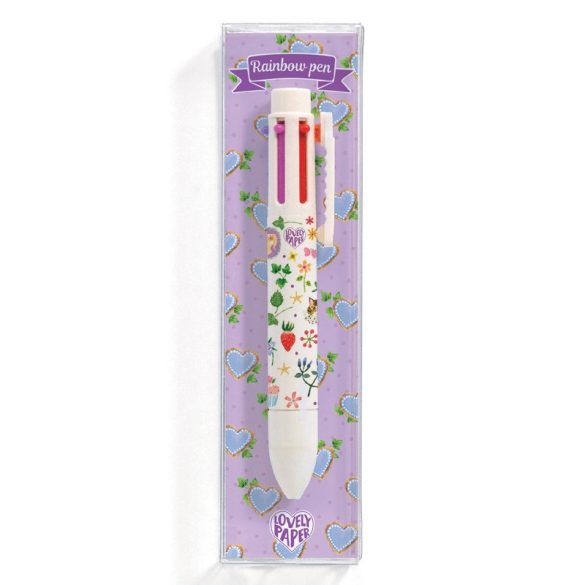 Hatszínű golyóstoll - Aiko rainbow pen, 6 colors