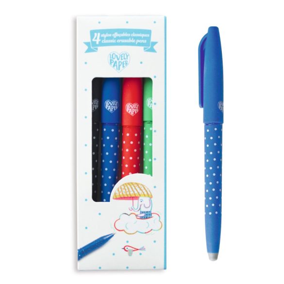 Radírozható tollkészlet - 4 színű - 4 Classic erasable pens