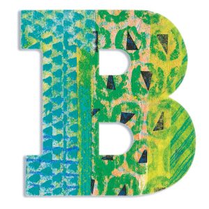 Dekorbetű - B - Peacock letter