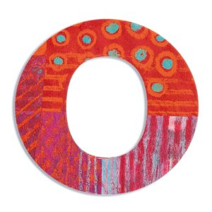 Dekorbetű - O - Peacock letter