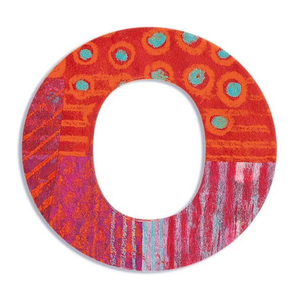 Dekorbetű - O - Peacock letter