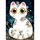 Varázs puzzle - Macskusz, 50 db-os - Cuddly cats