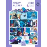 Mese puzzle - A szépség és a szörnyeteg, 100 db-os - Beauty and the Beast