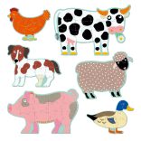 Óriás puzzle - Betyárbecsület, 9-12-15 db-os - Honoré and friends