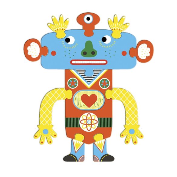 Óriás puzzle - SzörnyElek, 39 db-os - Barbazul