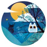 Formadobozos puzzle - Telihold lovagja, 36 db-os - Full moon knight