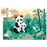 Formadobozos puzzle - Pici Panda Cuki, 24 db-os - Leo the panda