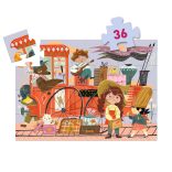 Formadobozos puzzle - Mia utazása, 36 db-os - Mia's Journey
