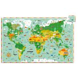 Megfigyeltető puzzle - Lenyűgöző világ, 200 db-os - A round the world + booklet